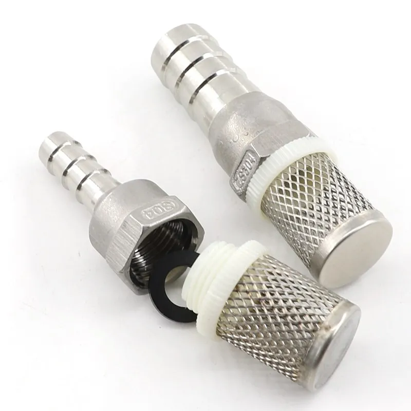 1~20 pcs 8~32mm Hose Filter Car Wash Garden Irrigation Filters Sprayer Pump Filtering Net Stainless Steel Mesh Filter