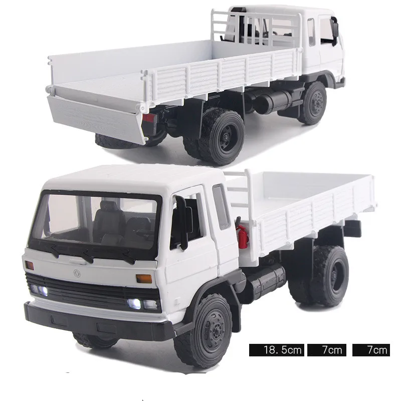 High-quality 1:32 alloy CA10 military truck model,simulation sound and light transport vehicle toy,sliding function