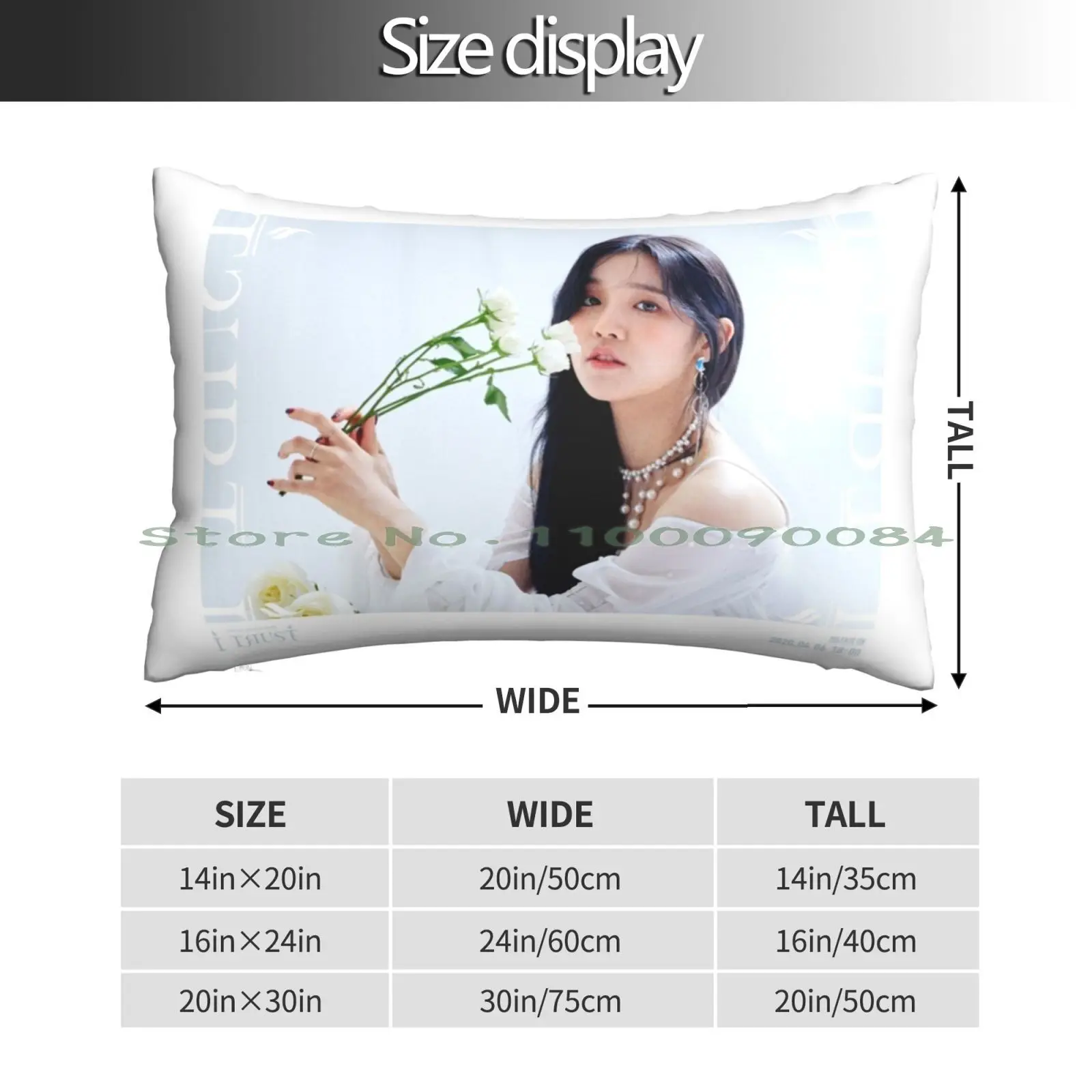 ( G ) I-Dle I Trust-Yuqi ?? Pillow Case 20x30 50*75 Sofa Bedroom Grand Prix Racing 2021 33 Long Rectangle Pillowcover Home