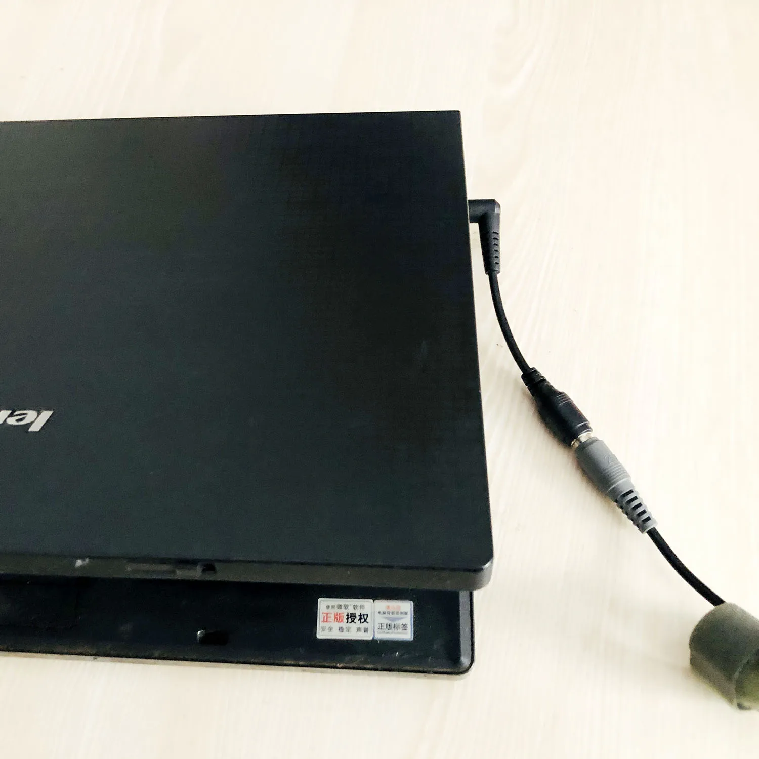 تيار مستمر كابل الطاقة 7.9x5.5 مللي متر أنثى إلى 5.5x2.5 مللي متر ذكر ، محول موصل لأجهزة الكمبيوتر المحمول لينوفو ، 12 سنتيمتر ، 1 قطعة