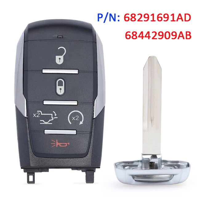 KEYECU OHT-4882056 Für Dodge RAM 1500 Pickup Limited 2019 2020 2021 2022 2023 2024 Smart Keyless 4A Chip Fernbedienungsschlüssel 68442907 – Detail 2