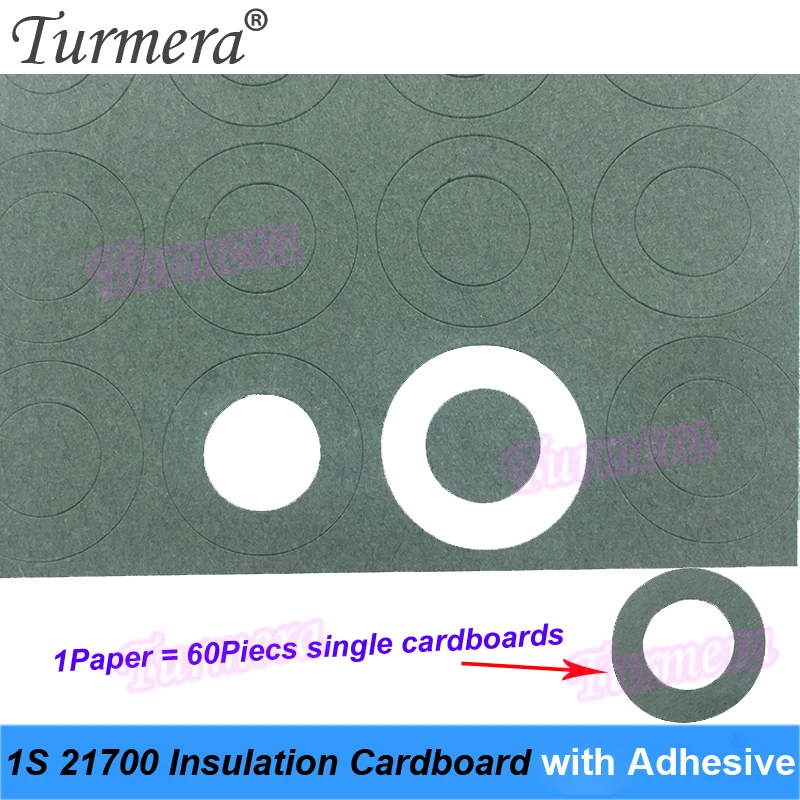 Turmera 21700 แบตเตอรี่กาวสติกเกอร์ Hollow Solid กระดาษแข็งกระดาษ 1X 2X 3X 4X 5X 2X3 2X4 สําหรับ E-BIKE แบตเตอรี่ DIY ใช้