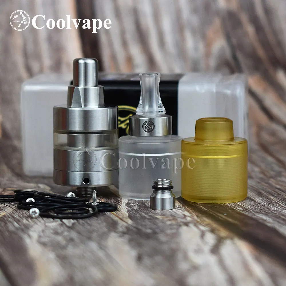 

Kayfun lite plus 2021 mtl rta бак атомайзер rta SteamTuners bellcap воздушный перестраиваемый 316ss 22 мм Нижний заполняющий одиночный катушечный бак