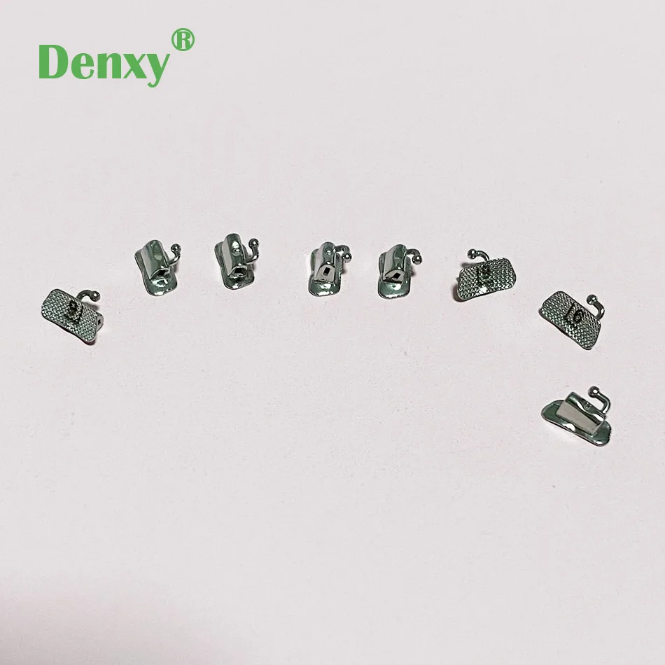 Denxy 40pc Top Quality Dental Orthodontic Buccal Tubes 1st molar buccal tube bondable tube Ortho braces orthodontic brackets