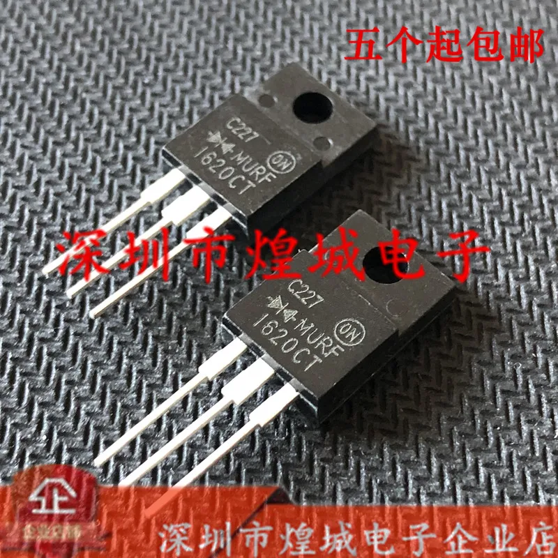 10PCS/Lot   MURF1620CT  TO-220F 200V 16A