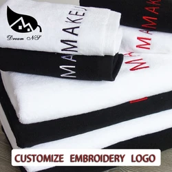 100% Cotton Luxury Big Bath Towel Beach Towel Free Design Custom Embroide Logo Wedding Memorial Lovers Towel Custom Message