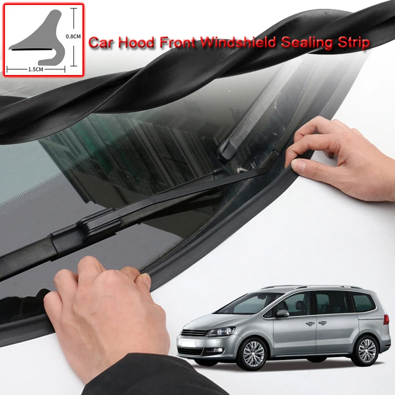 

For Volkswagen Sharan 2011-2020 Car Seal Strip Windshied Spoiler Filler Protect Edge Weatherstrip Strips Sticker Car Accessories