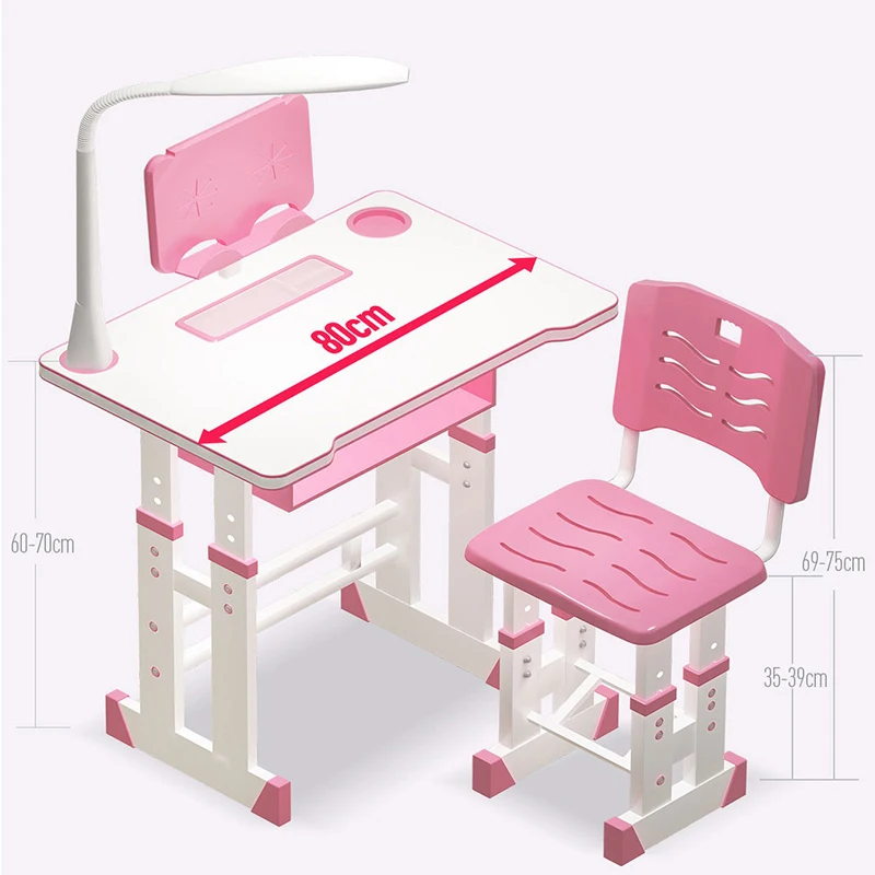 Multifunctional Study Desk and Chair Set Can Be Raised and Lowered Ergonomic Students Adjustable Desk and Chair Combination