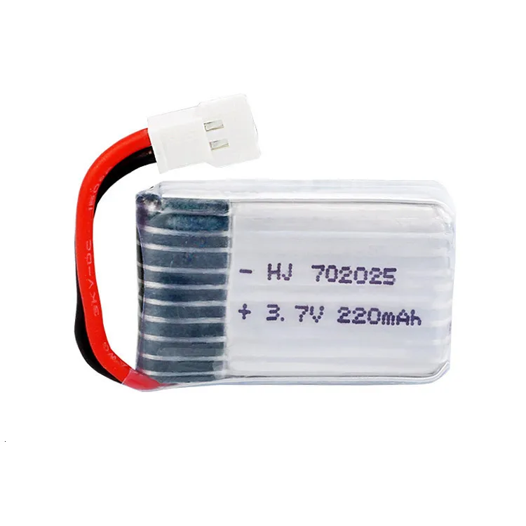 3.7V 220mAh Lipo Battery or charger for 3.7v Rechargeable battery for X4 X11 X13 RC Drone Quadcopter Spare Parts 702025