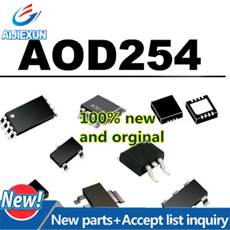 

10Pcs 100% New and original AOD254 D254 TO252 MOS 150V N-Channel MOSFET large stock