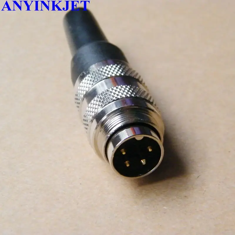 For VIdeojet 4 pin DIN PLUG connector for videojet 1210 1510 1610 1220 1520 1620 printer