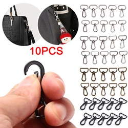 10pcs Metal Bags Strap Buckles Lobster Clasp Collar Carabiner Snap Hook DIY KeyChain Bag Part Accessories