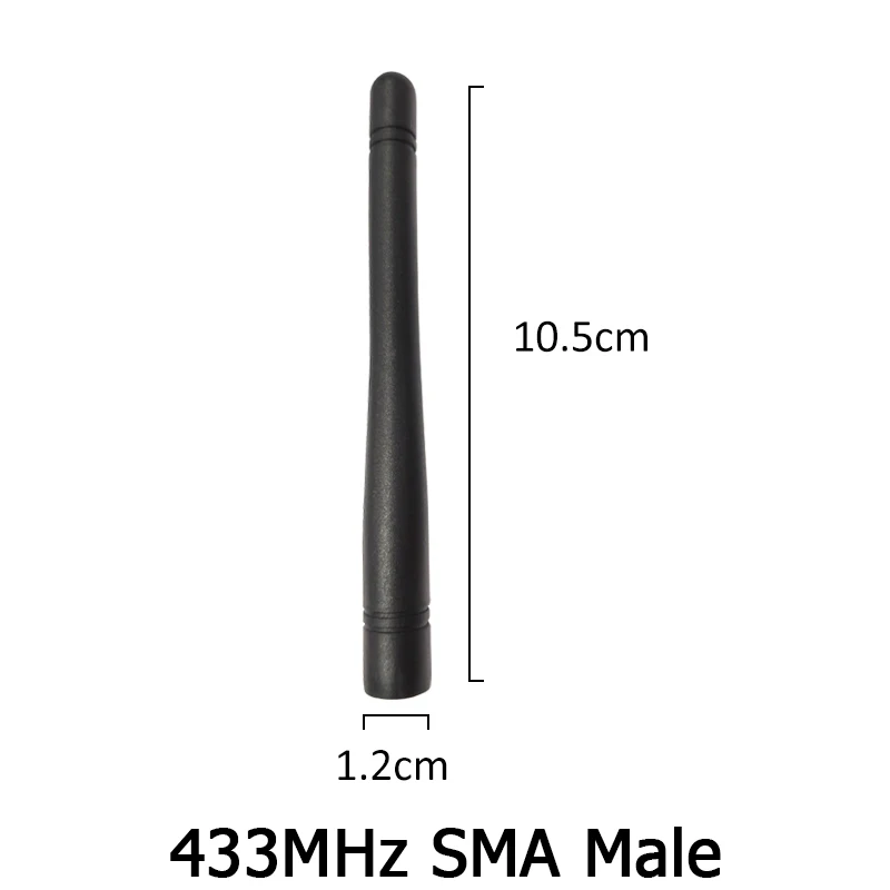 GRANDWISDOM 10pcs 433mhz antenna 3dbi sma male lora antene iot module lorawan antene ipex 1 SMA female pigtail Extension Cable