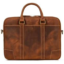 Men Leather Briefcase Bag 14