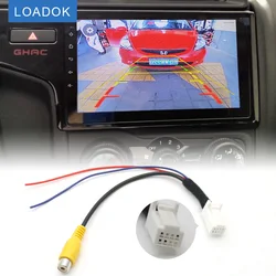 8 Pin Reversing Camera RCA Connection Convertor Adpter Cable for Honda Fit 2019 GHAC 360 Monitor To Parking Rear Camera