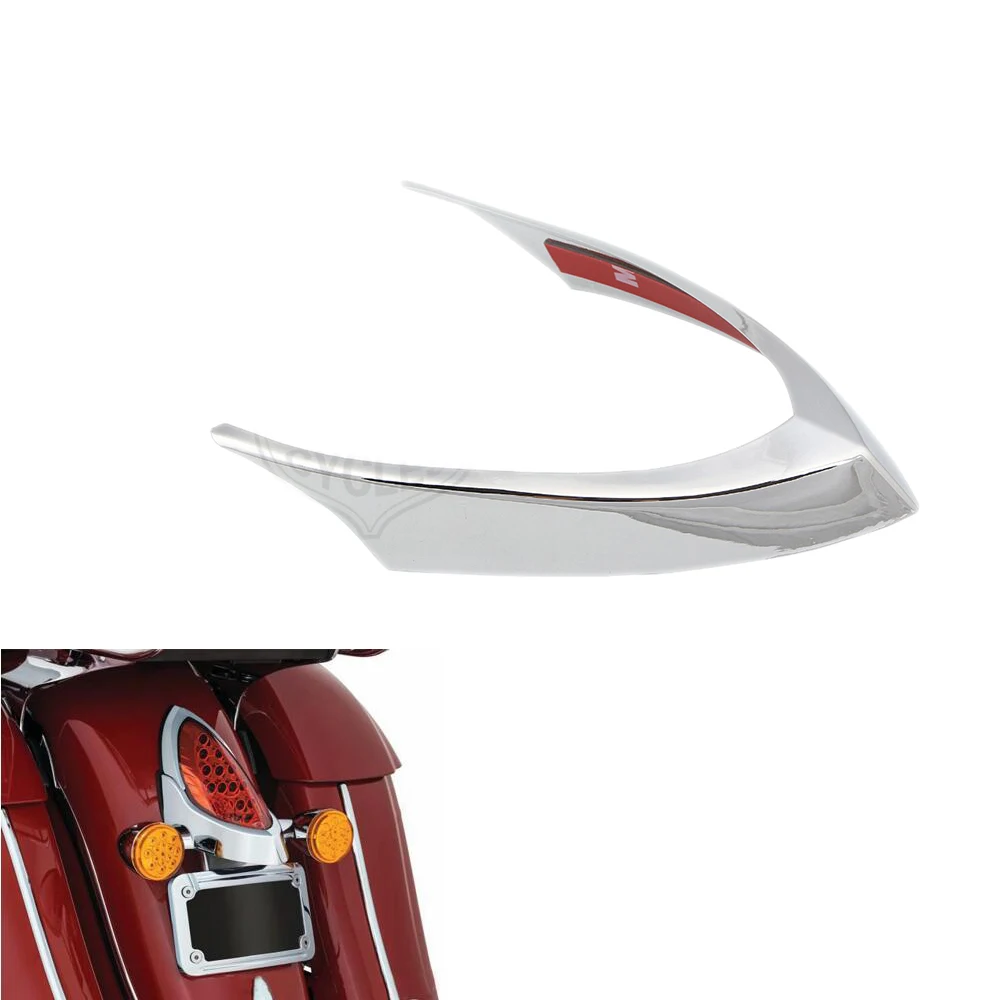 

Motorcycle Tail Light Top Trim Chrome ABS For Indian Chief Classic Vintage Chieftain Dark Horse Except Scout 2014-2018