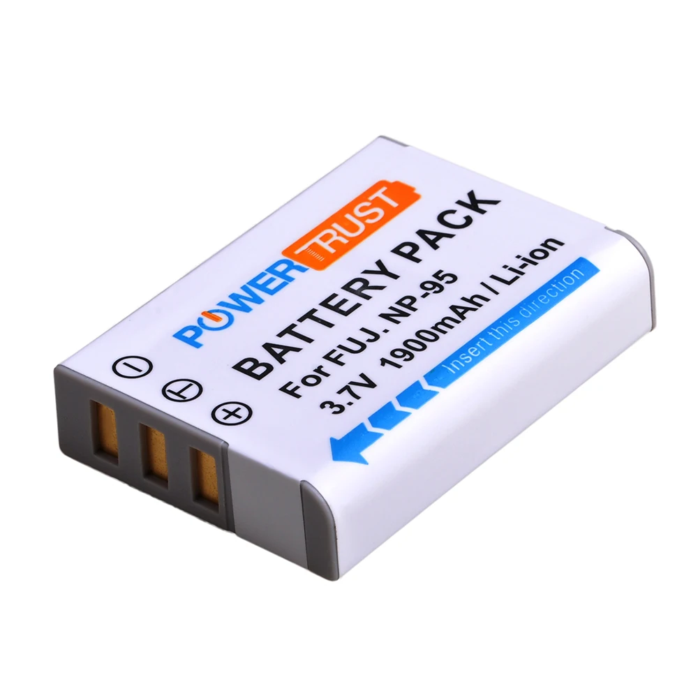 1X1900 mAh NP-95 NP95 NP 95 แบตเตอรี่และ LED สำหรับ FUJIFILM F30 F31 F30fd F31fd 3D W1 x100T X100S X100 X-S1 3DW1 แบตเตอรี่