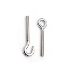 1-2pcs M4 M5 M6 M8 M10 M12 M16 M20 304 Stainless Steel Sheep Eye screw Bolt Ring Hook