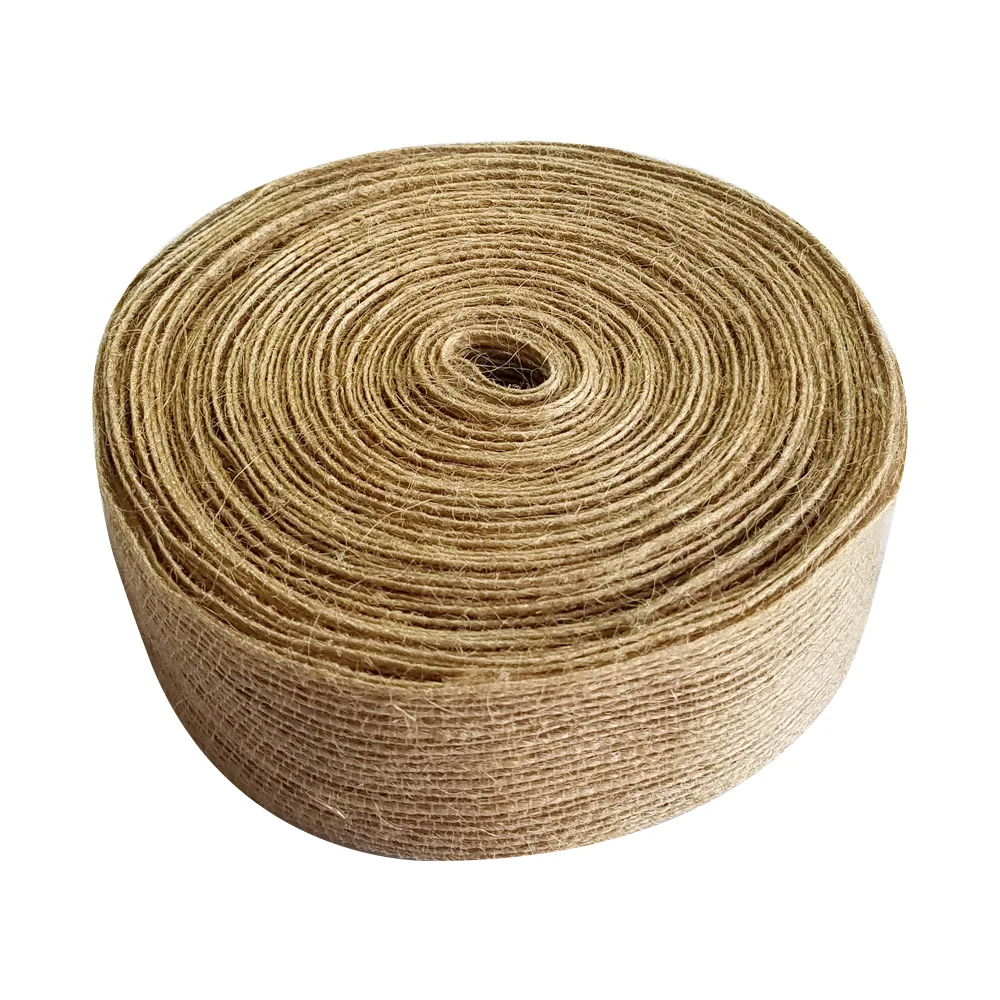 Wholesale Natural Jute webbing 100m/lot width about 38mm for decoration Handmade accessory DIY