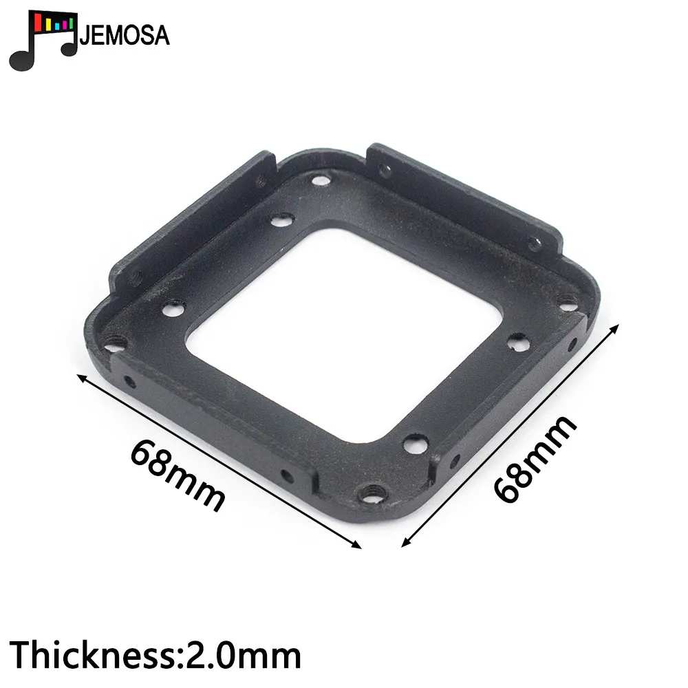 1 قطعة أنبوب مكبر للصوت الهيكل محول غطاء حماية حالة 70*70*80 مللي متر الحديد ايفي الصوت خمر أنبوب مكبر للصوت DIY شحن مجاني