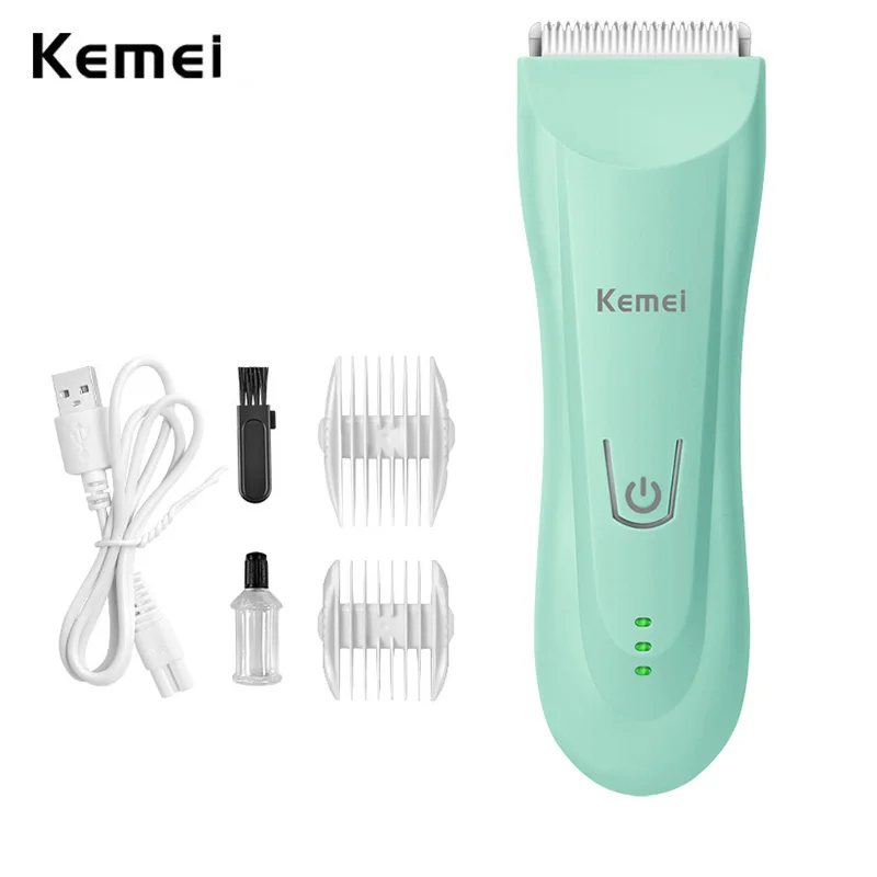 Kemei 811 Baby Hair Clipper Quiet Hair Trimmer for Kids and Children Waterproof Rechargeable Cordless Haircut Kit Ceramic Blade - Image 2