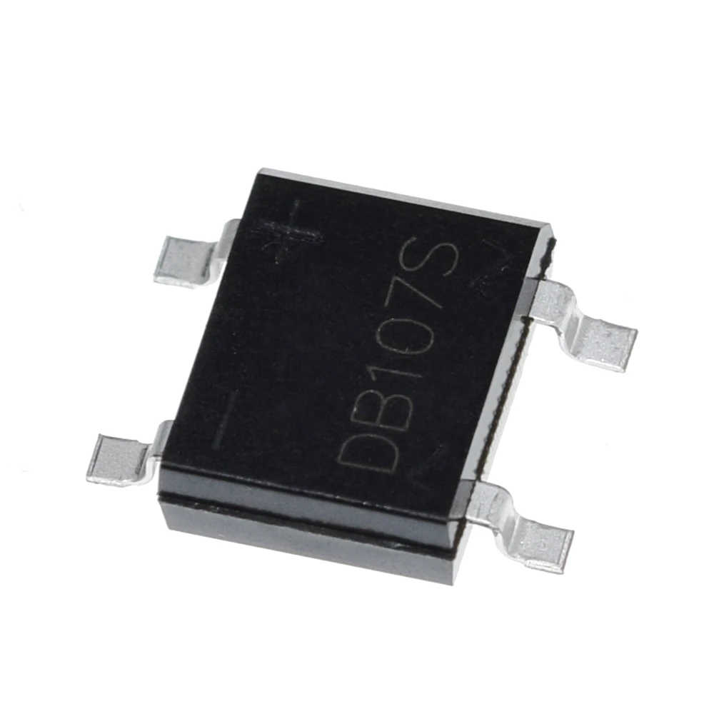 10PCS SMD DB107 DB107S 1A 1000V Single Phases Diode Rectifier Bridge