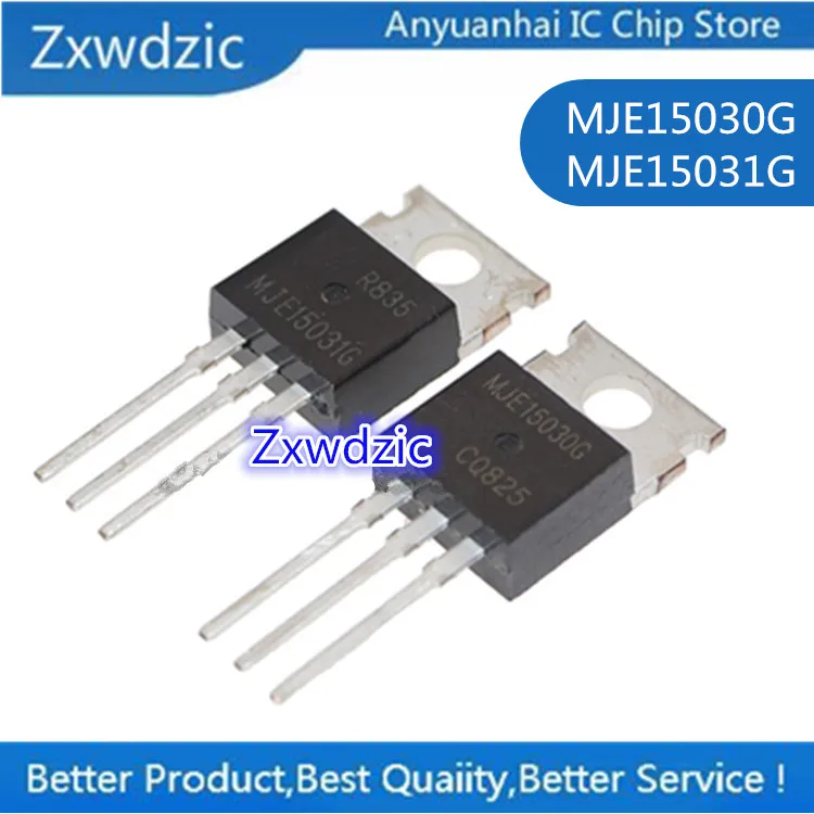 10pair 100% New Imported Original  MJE15031G MJE15030G MJE15031G  MJE15030  MJE15031 Audio Power Transistor  ( 1pair )