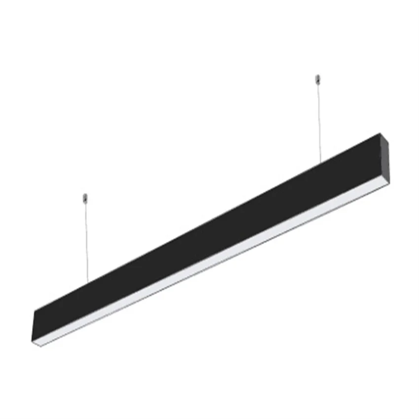 Free Shipping 1.2m 30w 1.5m 40W Hanging Linkable Streamline LED Linear Residential Lighting with suspended wire and connectors