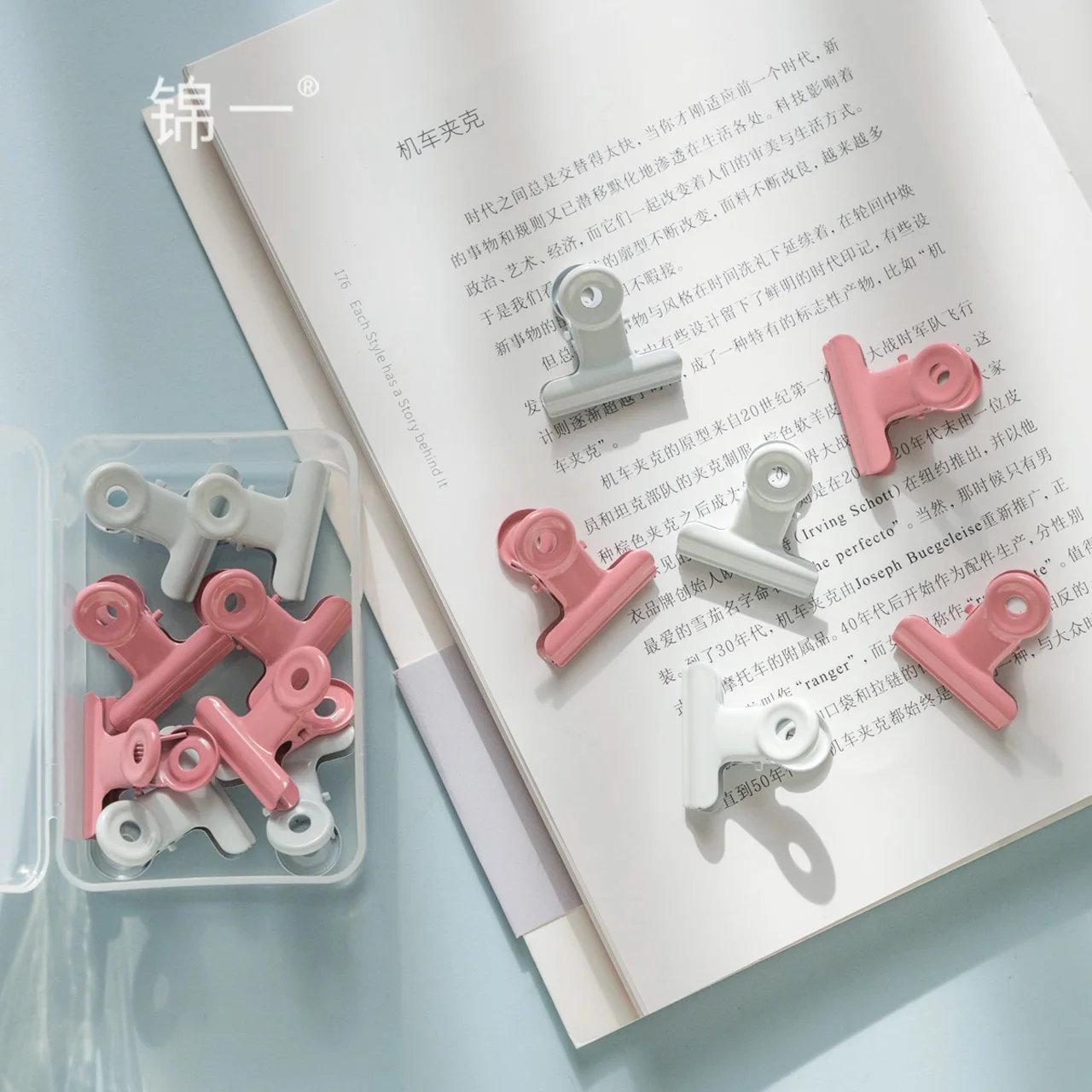 TUTU 12PCS Metal Color Binder Clips Paper Clip 30 MM Office School Supplies Stationery Binding Supplies Files Documents H0487