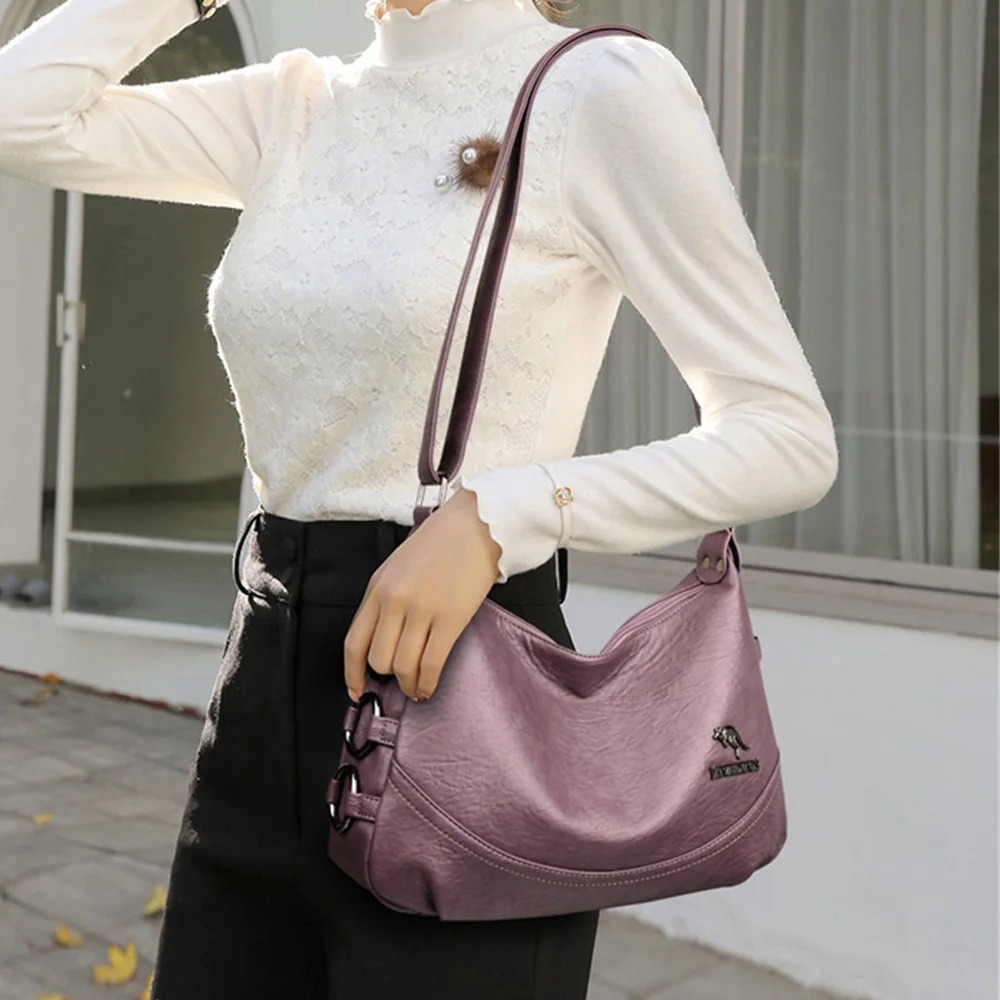 2020 High Quality Soft Leather Bolsa Luxury Ladies Hand Bags Female Crossbody Bags for Women Shoulder Messenger Bags Sac a Main