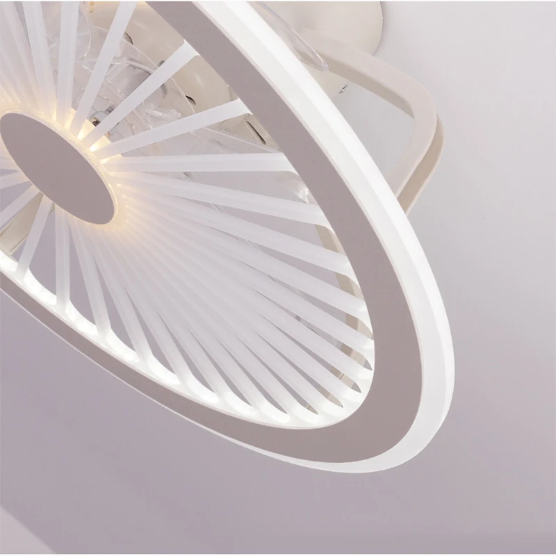 110v/220v ventilador de luz 36w * 2 acrílico leve led quarto ventilador de teto luz tri-cor casa ventilador elétrico