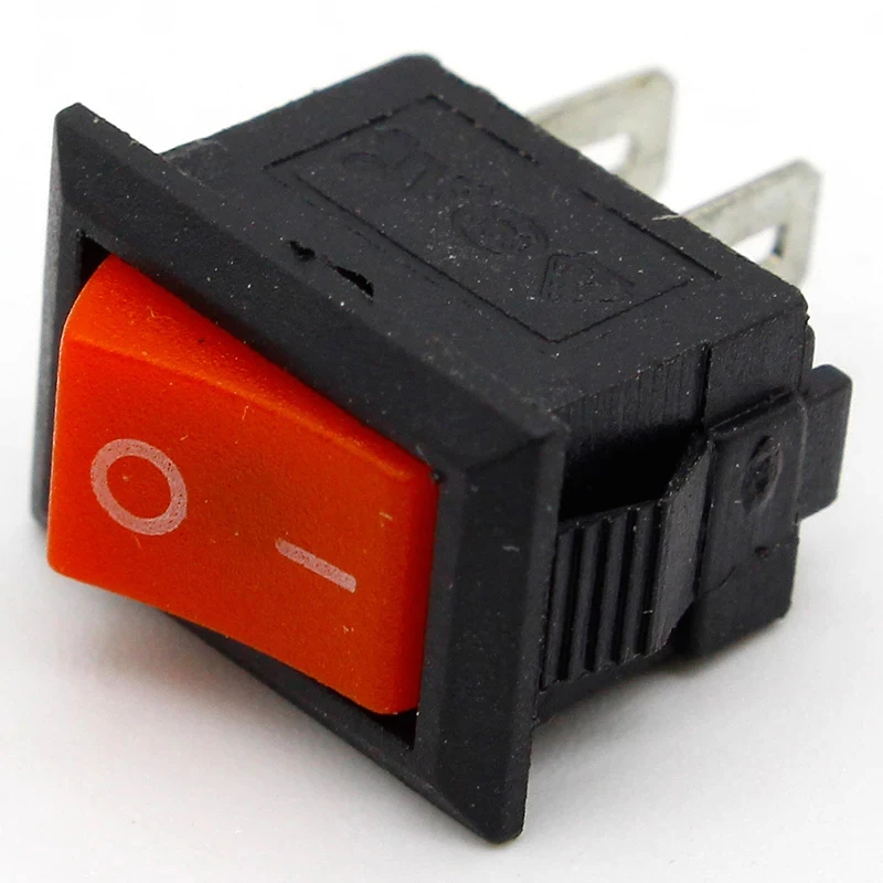 

10pcs/lot RED 10*15mm SPST 2PIN ON/OFF G125 Boat Rocker Switch 3A/250V Car Dash Dashboard Truck RV ATV Home DIY Model Toy