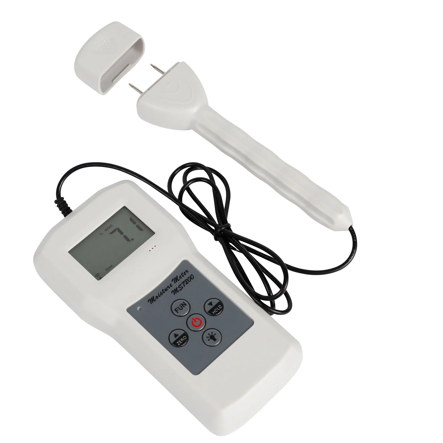 

MS7200 Pin Moisture Meter For Paper Tube, Carton, Cardboard, Woodwork, Flakeboard Moisture Meter Tester