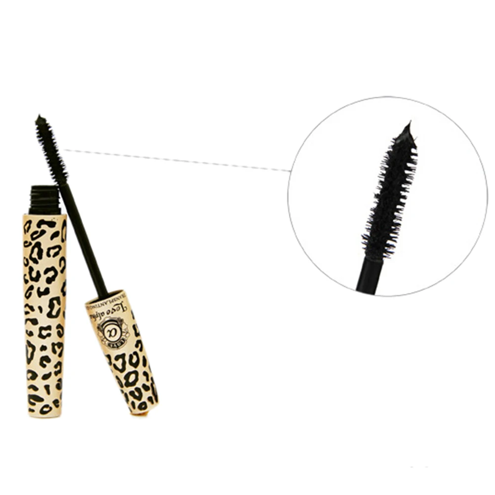 3D Faser Wimpern Wilden Leopard Mascara Wasserdicht Natürliche Liebe Wie Alpha Umpflanzen Gel Kosmetik Make Up