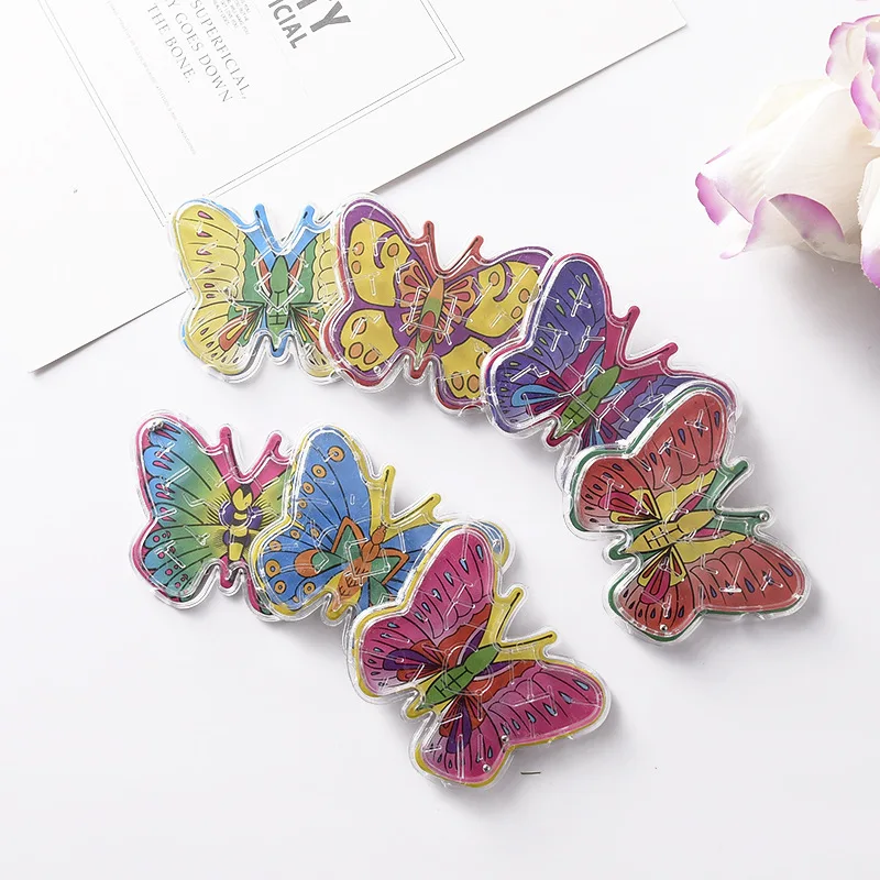 10Pcs Cartoon Airplane Butterfly Fish Children\'s Maze Mini Toys Party Gifts Kindergarten Puzzle Fun Award Gift Personality Props