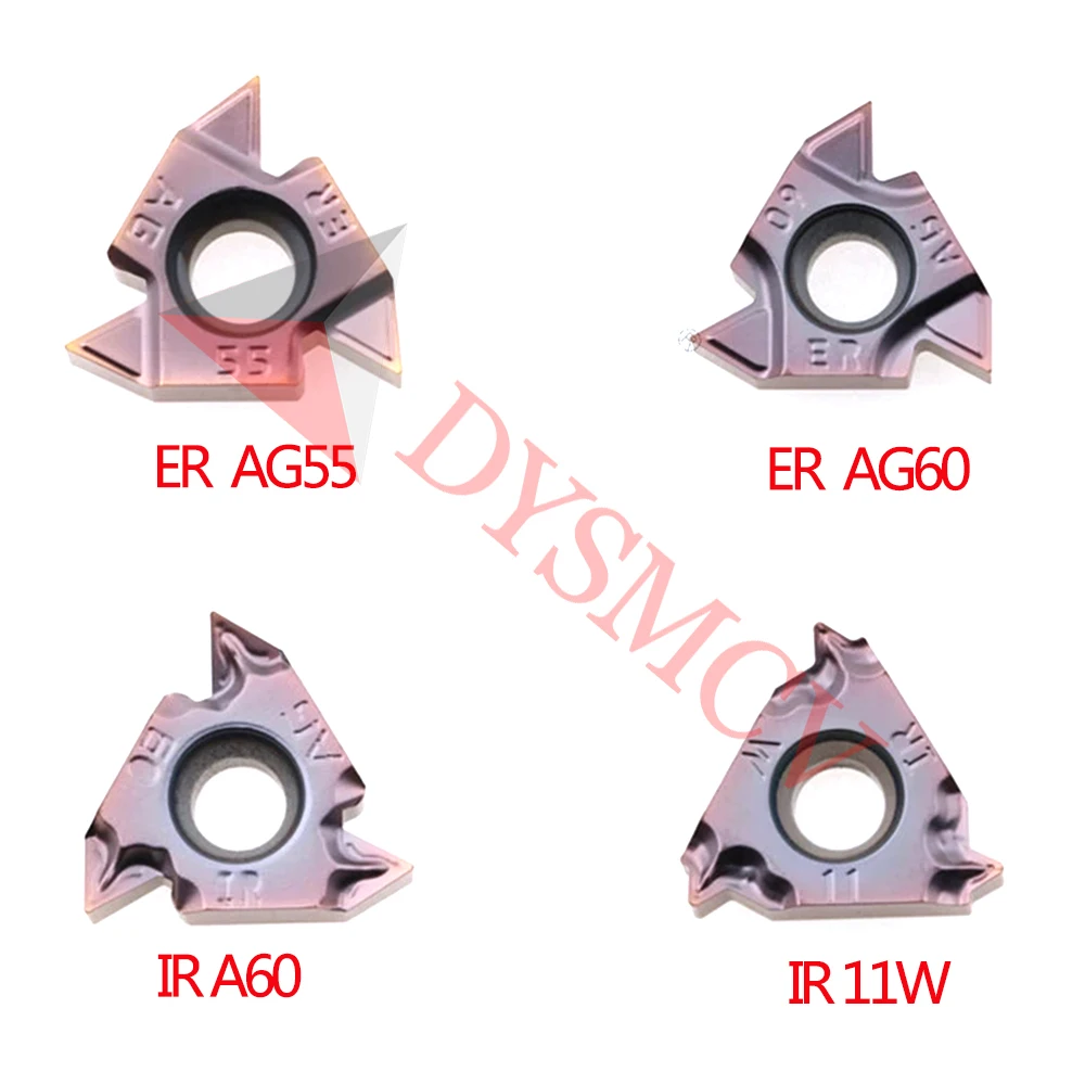 Imagem -02 - Original 16erm 16irm 11w 14w Ag55 Ag60 Lf6018 Cortador de Carboneto Pastilha para Torno de Aço Inoxidável Deskar100