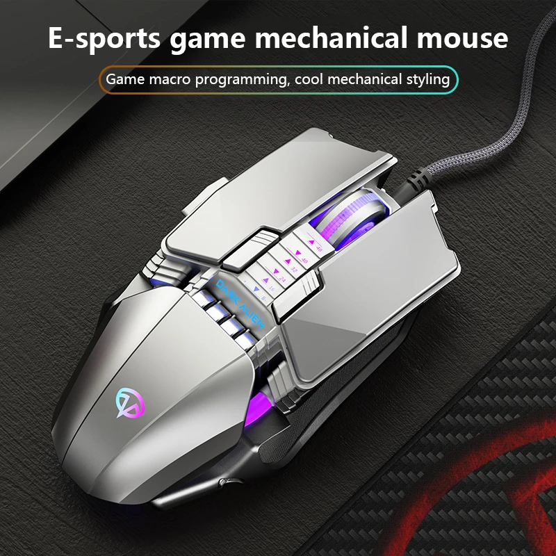 Optical mouse 6D game macro programming wired mouse business office Line mouse
