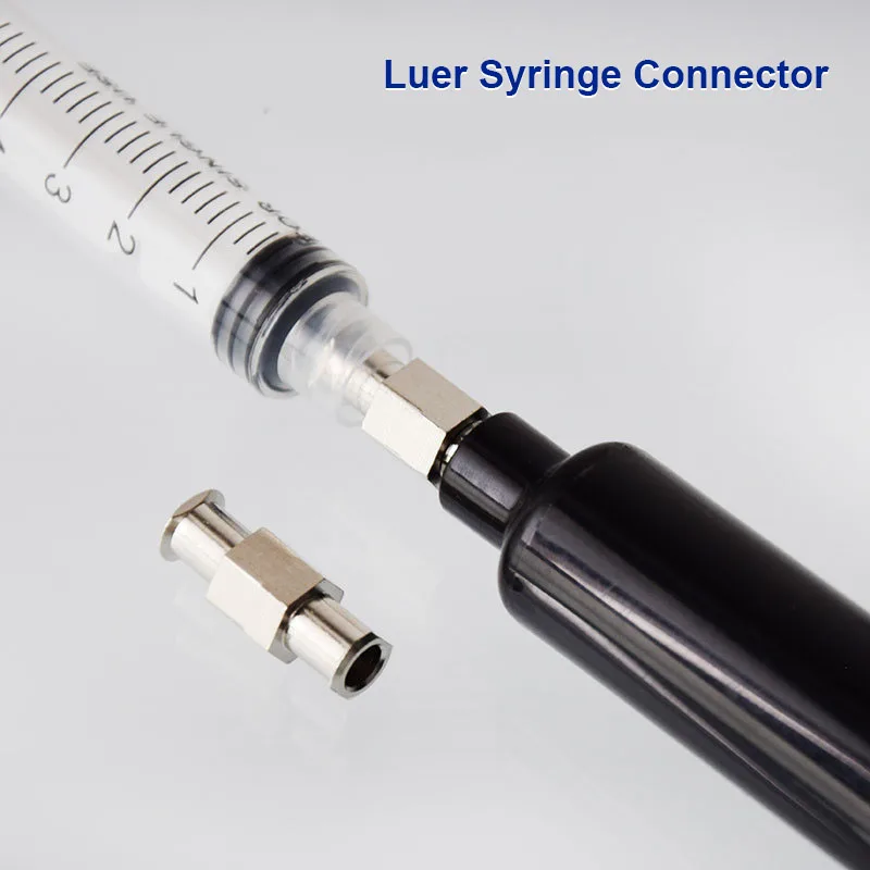 

10PCS Luer Coupler Luer Syringe Connector Easy To Use Plastic for Pneumatic Parts Luer Lock Syringe Glue Syringe Connector