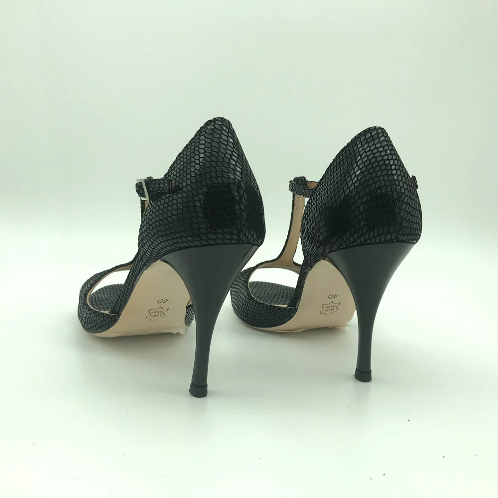 Zapatos de baile de Tango de Argentina para mujer, zapatos de boda, zapatos de fiesta, suela de cuero, tacón alto, T62103BSL, Sexy, nuevo