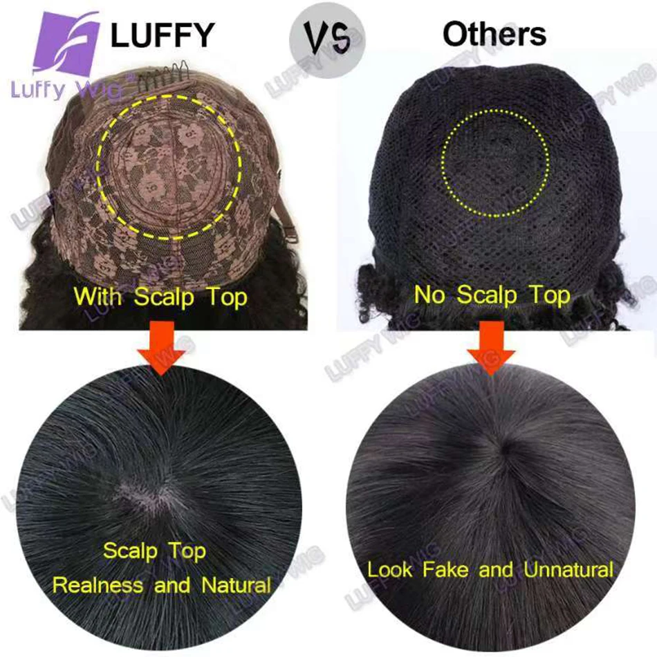 Wavy Human Hair Wig With Bangs Brazilian Remy Hair O Scalp Top Bang Wig 200 Density Wig Body Wave Glueless For Black Women LUFFY