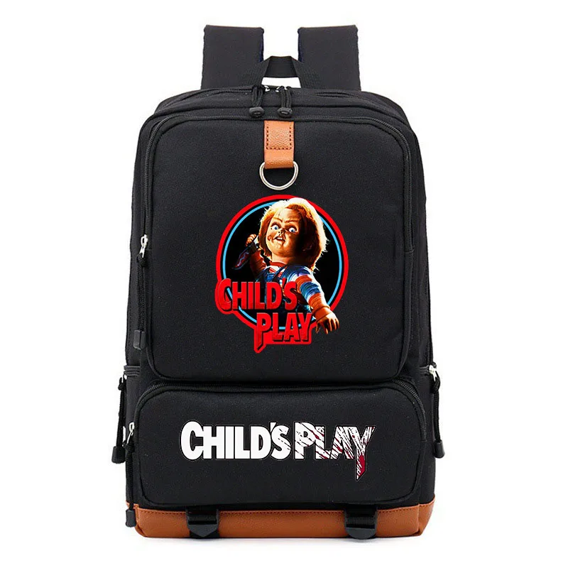 

Horror Movie Child's Play Chucky Backpacks For Boy Girl School Bags Rucksack Teenagers Children Daily Travel Backpack Mochila