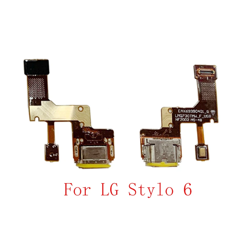 USB Charging Dock Port Connector Board Parts Flex Cable For LG V30 V40 ThinQ V50 ThinQ 5G Stylo 4 5 6 Q7 Replacement Part