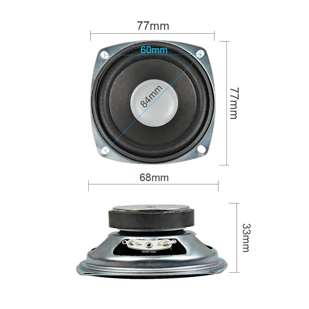 AIYIMA 2Pcs 3Inch 4Ohm 5W Portable Tweeter Speaker Driver DIY For Mini Altavoz PC Stereo Bluetooth Speaker Home Theater System