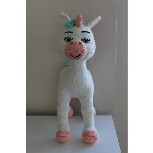 Amigurumi Mesh White Horse