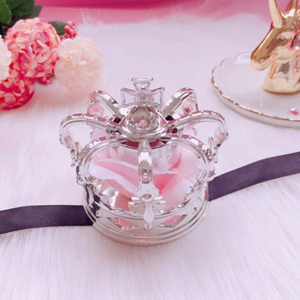Japanese Lolita Princess 3D Tiara Crown Luxuries Artificial Rose Flower Cosplay Headdress Hair Accessories with Alligator Clips