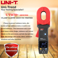 UNI-T UT275+/273+/272+ Clamp Earth Ground Tester Construction/Industrial Electrical Equipment Loop Resistance Tester