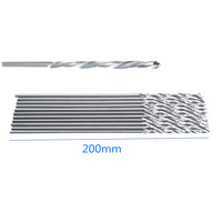 10pcs/Set 200mm Stainless Steel Drill Bits bone Drill bits Veterinary Orthopedics Instruments