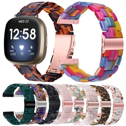 Essidi New Resin Watch Bands For Fitbit Versa 4 3 Bracelet Wrist Bracelet Strap Loop For Fitbit Sense 2 Correa