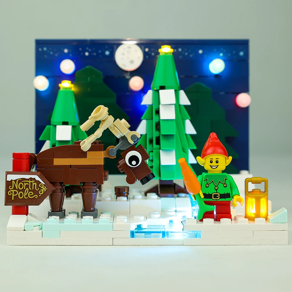 EASYLITE-Kit d'éclairage LED pour blocs de construction, jouets en briques, ensemble d'éclairage de lampe uniquement, aucun modèle, cadeau de Noël, 40484