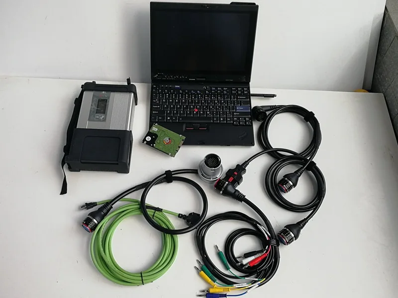 Multiplexer MB Star Sd C5 Offline Coding SCN For bens car bus Diagnosis scanner tool V2026.03 HDD with X220t i5 8g laptop 4G